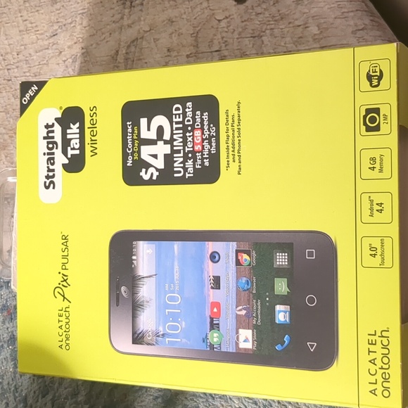 Straight Talk Alcatel One Touch Pixi Pulsar Phone. - Picture 1 of 2